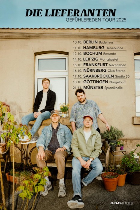 Die Lieferanten — Tourplakat & Pressebilder
